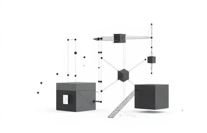 Reconstruct phase of the Ontological Reconstruction Method — Process blocks → AI-first flows